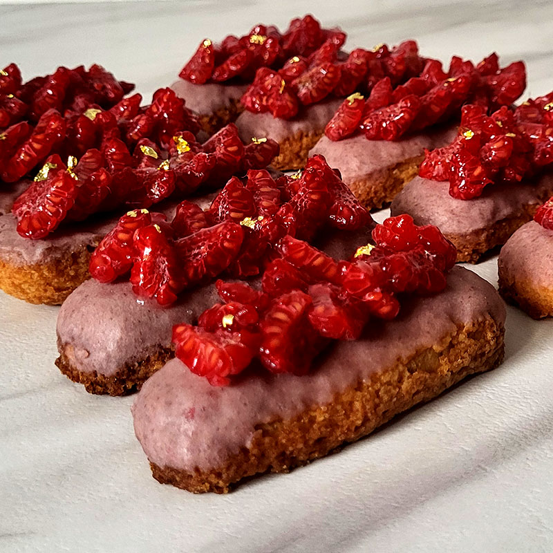 Eclair-framboise